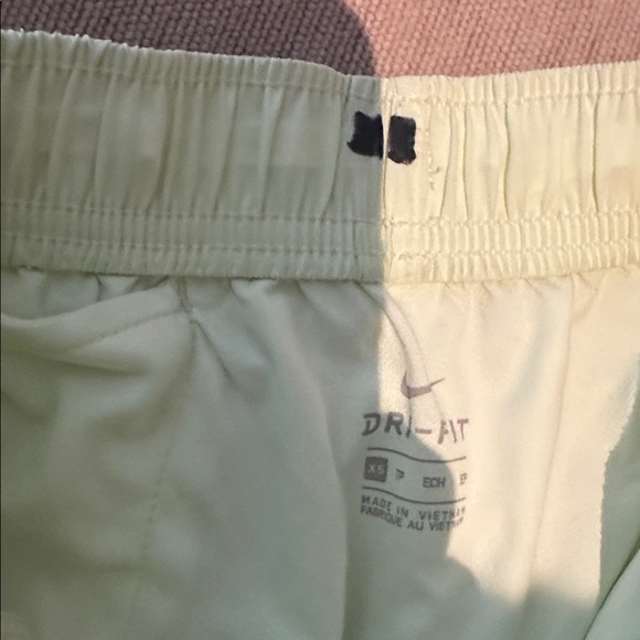 Nike Women's Mint Green Athletic Shorts Dri-Fit - Picture 2 of 6